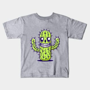 Creepy Cactus of cartoon Kids T-Shirt